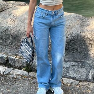 Midrise Distressed Jeans